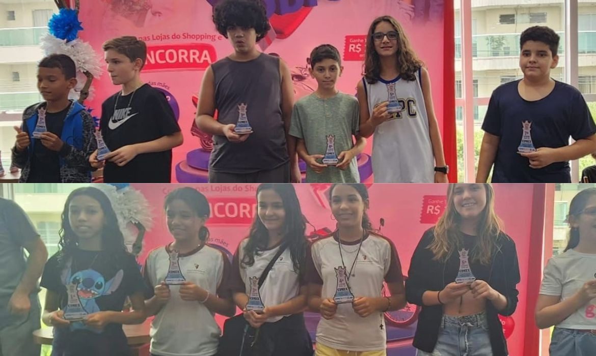 Alunos da EMEF Ezequiel Fraga Rocha Conquistam o Título de Campeões na Segunda Etapa do Circuito Municipal Escolar de Xadrez
