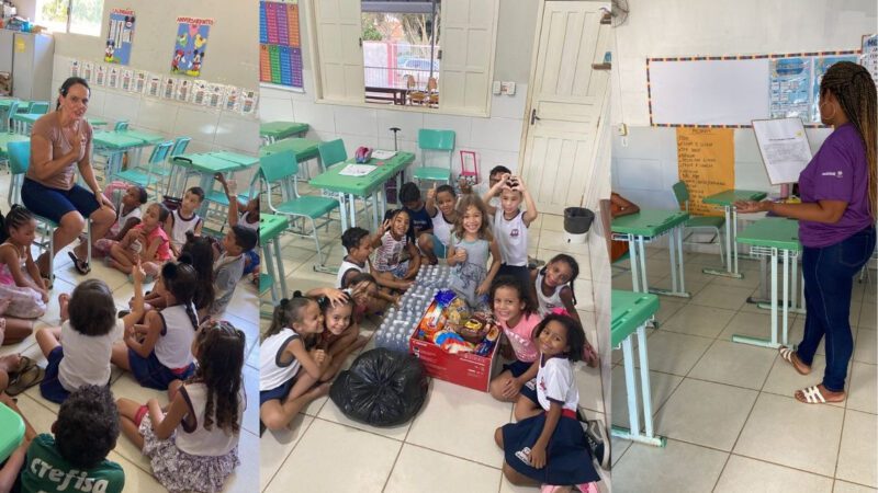 EMEF Ermelinda Giacomin Farina lança iniciativa de arrecadação de alimentos para ajudar vítimas de enchente no Rio Grande do Sul
