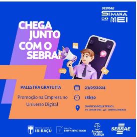 Palestra presencial gratuita sobre avanço profissional no ambiente digital
