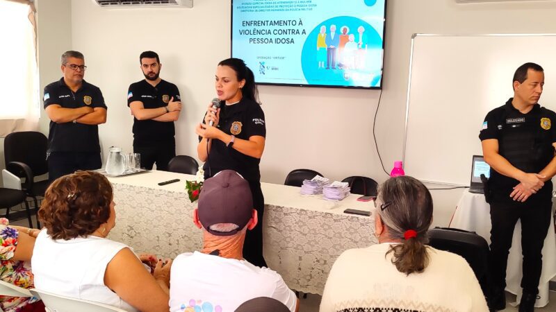 Palestras contra a violência a idosos ocorrem em parceria entre SEMTADES e CREAS – 15 de Junho