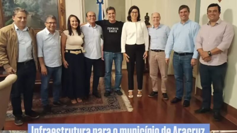 Prefeito Doutor Coutinho, secretária Jeesala e secretário de Obras reforçam articulações por novos investimentos em Aracruz