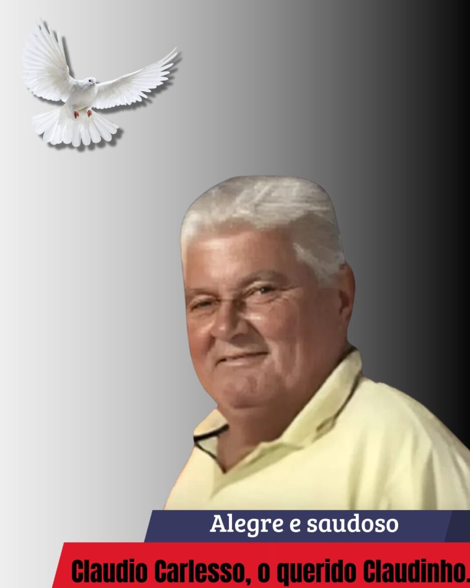 🖤 Comunicado de Falecimento – Cláudio Carlesso