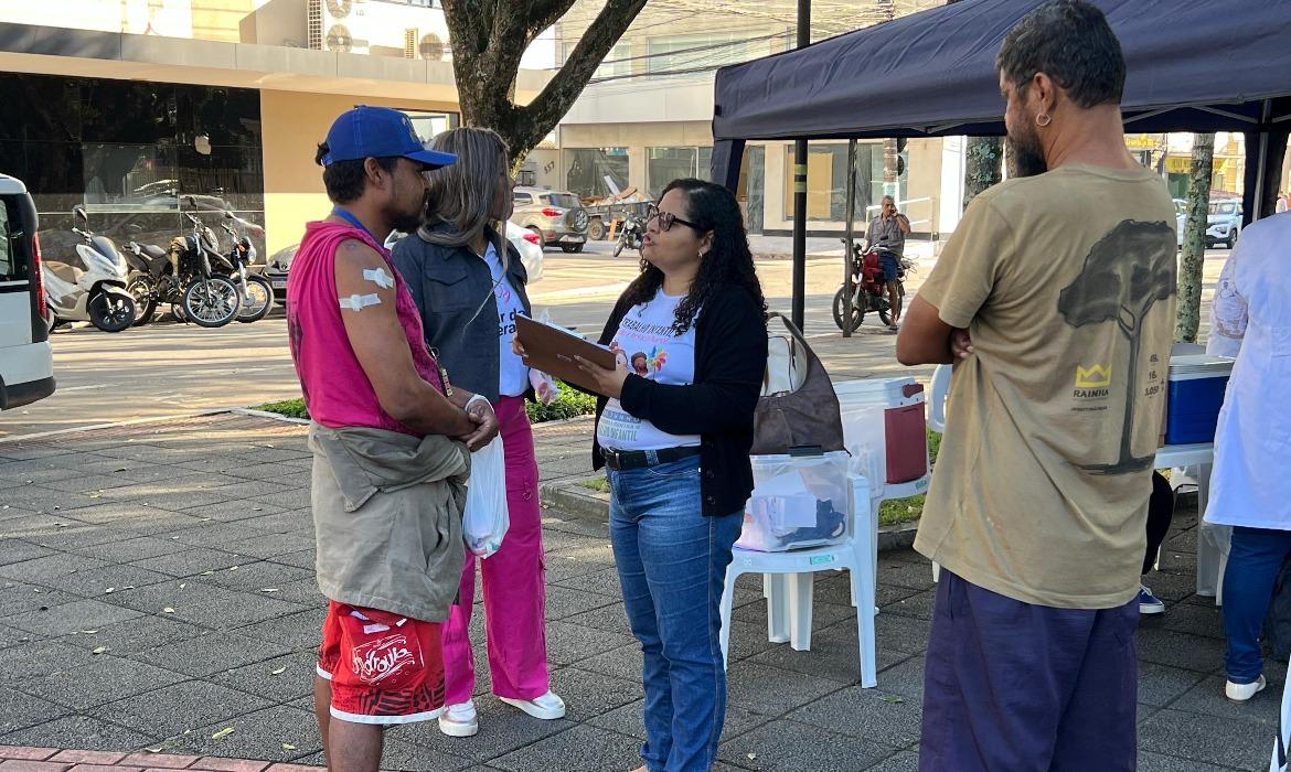 Ação Cidadã em Aracruz oferece acolhimento e cuidado a pessoas em situação de rua