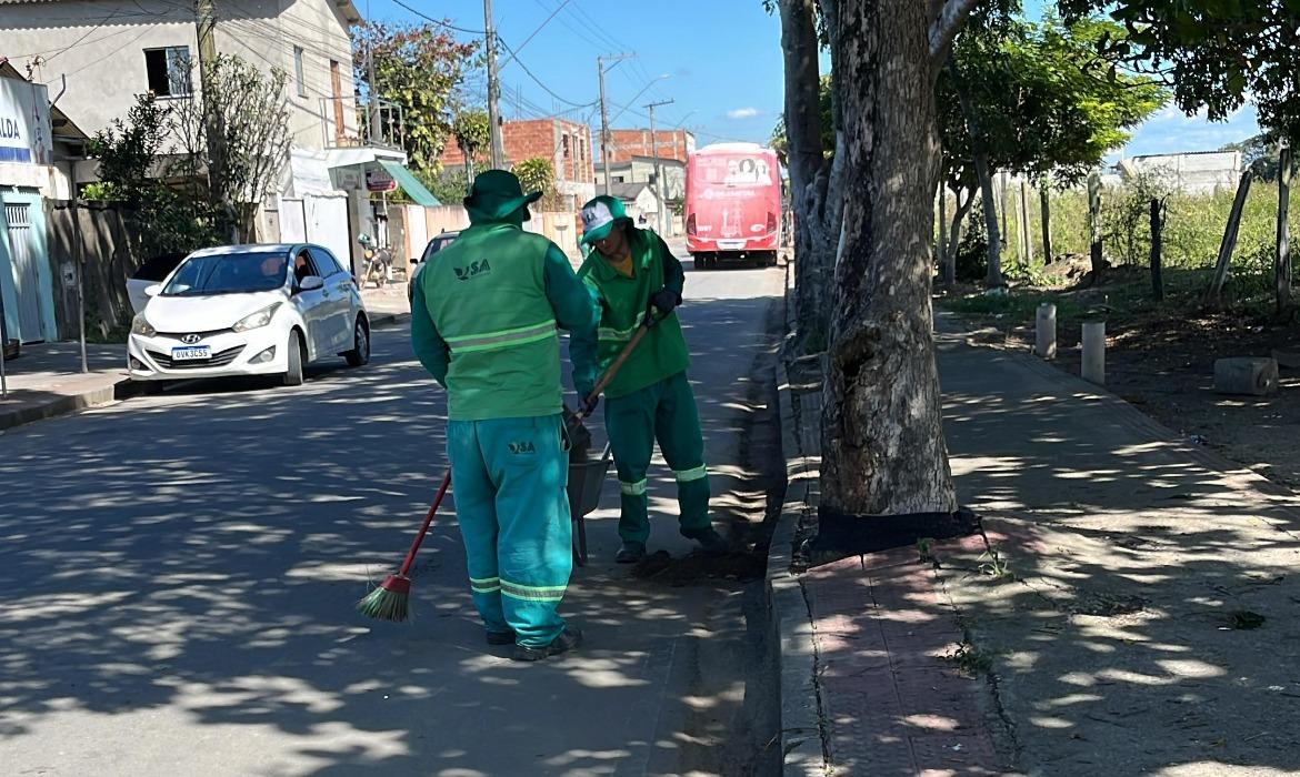 Serviços Urbanos mantém ações intensificadas de limpeza urbana em Aracruz