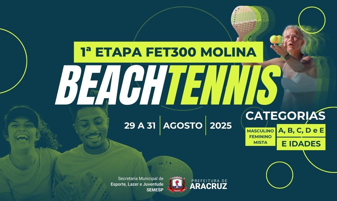 Beach Tennis ganha força no Espírito Santo, com etapa em Coqueiral