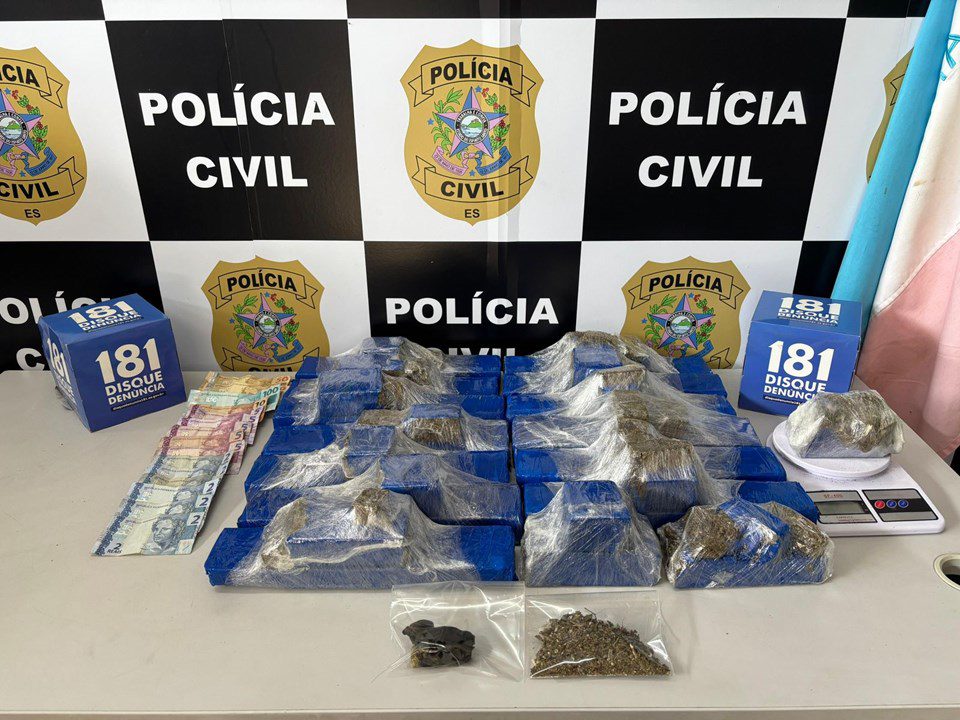 Investigação da Polícia Civil resulta em prisão e combate ao tráfico de drogas em Aracruz