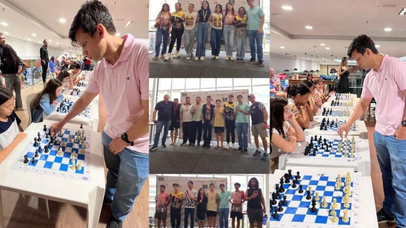 Aracruz celebra recorde de participação no Circuito Municipal de Xadrez e consolida referência nacional