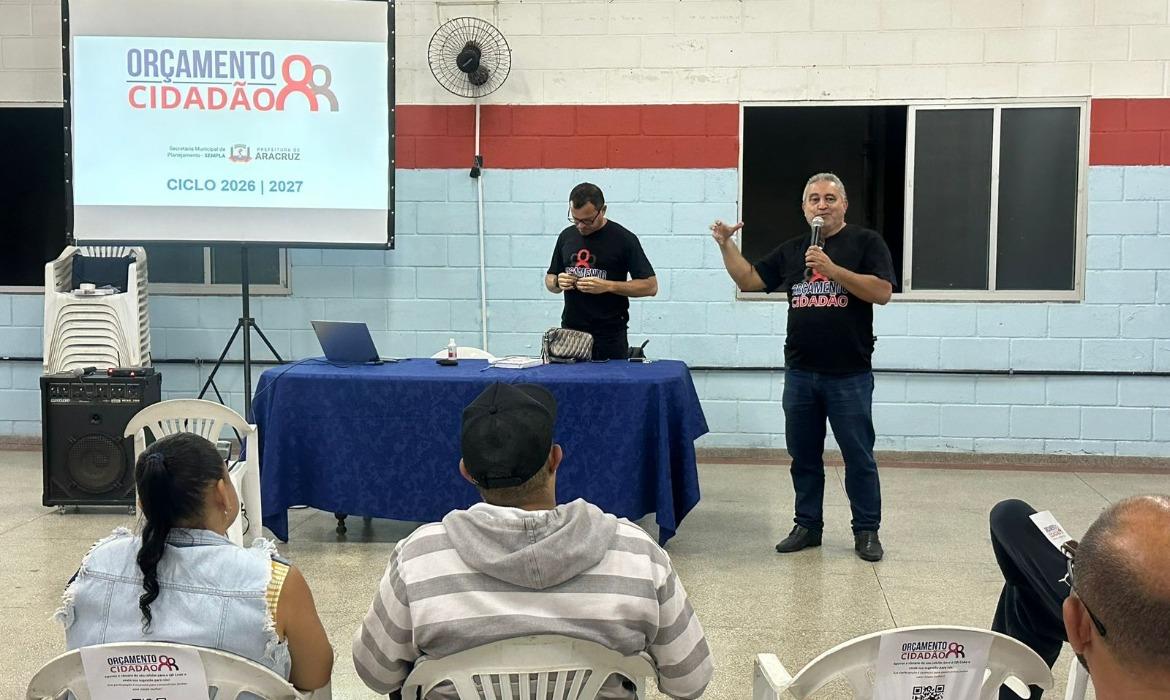 Confira as obras que serão realizadas a pedido da população através do Orçamento Cidadão