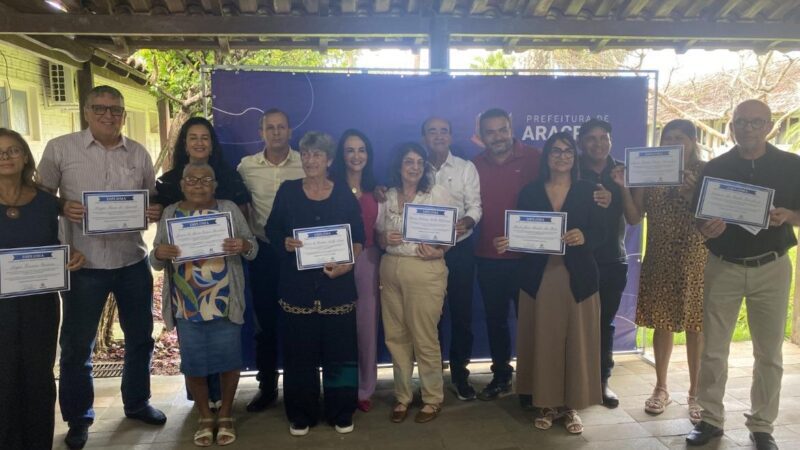 Prefeitura de Aracruz homenageia servidores aposentados