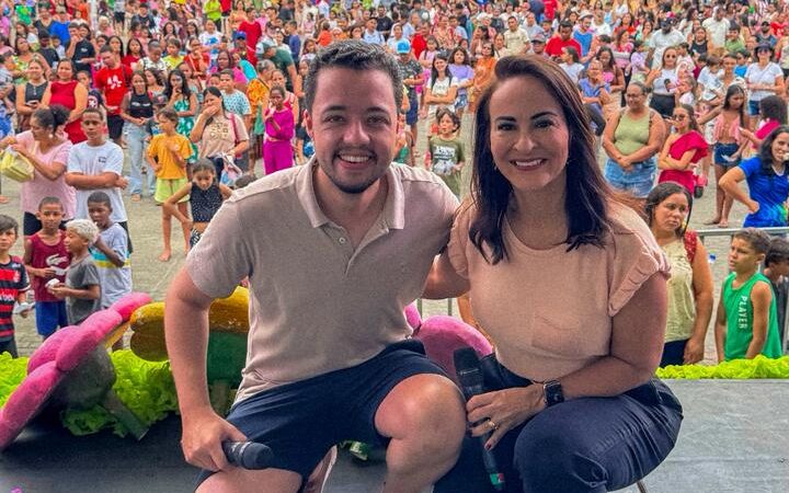Dia das Crianças em Aracruz foi de muita diversão e sorrisos na Praça da Paz