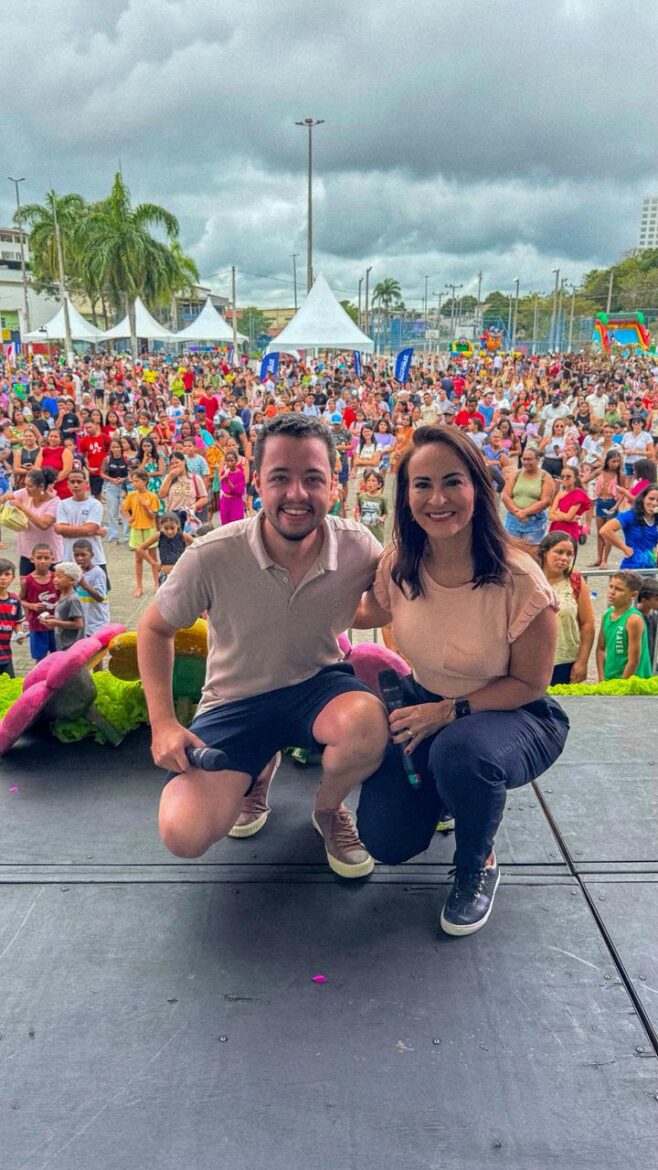 Dia das Crianças em Aracruz foi de muita diversão e sorrisos na Praça da Paz