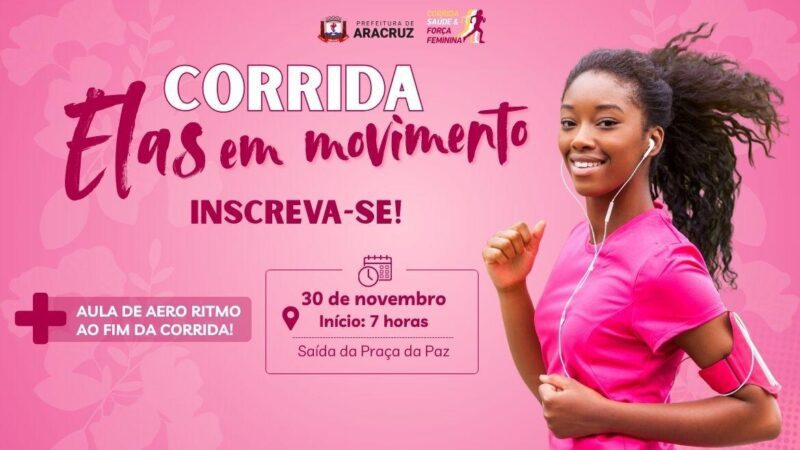 Corrida em Aracruz une esporte e luta pelo fim da violência contra a mulher