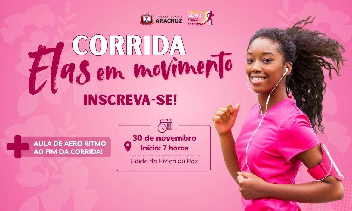 Corrida em Aracruz une esporte e luta pelo fim da violência contra a mulher