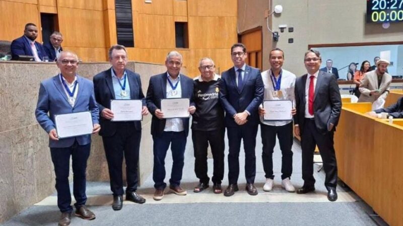 Marcus Vicente recebe homenagem nos 50 anos da Copa A Gazetinha