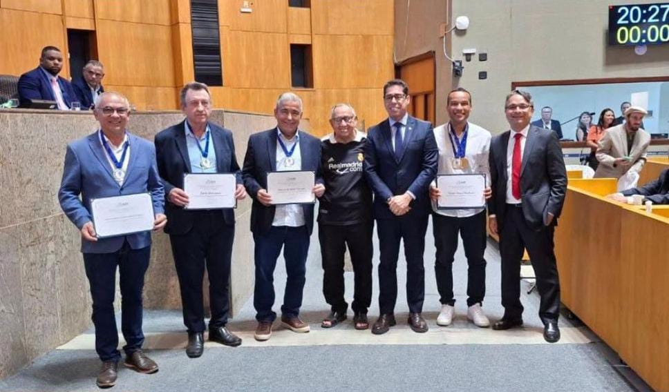 Marcus Vicente recebe homenagem nos 50 anos da Copa A Gazetinha