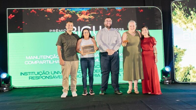 Com foco ambiental, Projeto ENEC ganha 1º lugar no Prêmio Biguá de Sustentabilidade 2025
