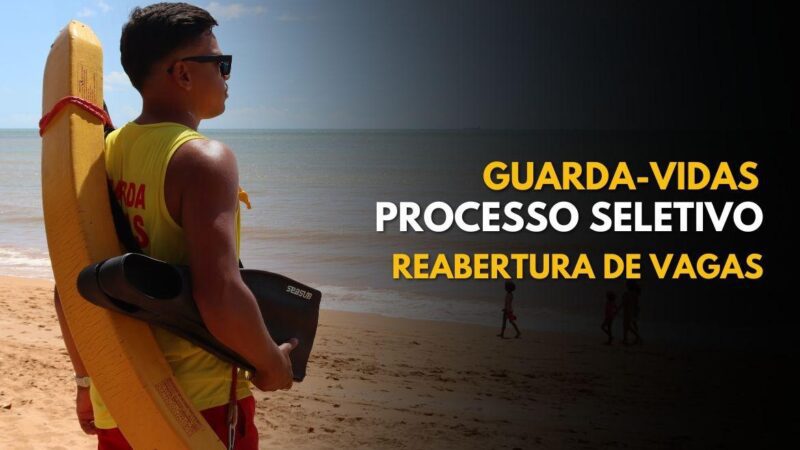 Aracruz reabre inscrições para contratação temporária de Guarda-Vidas