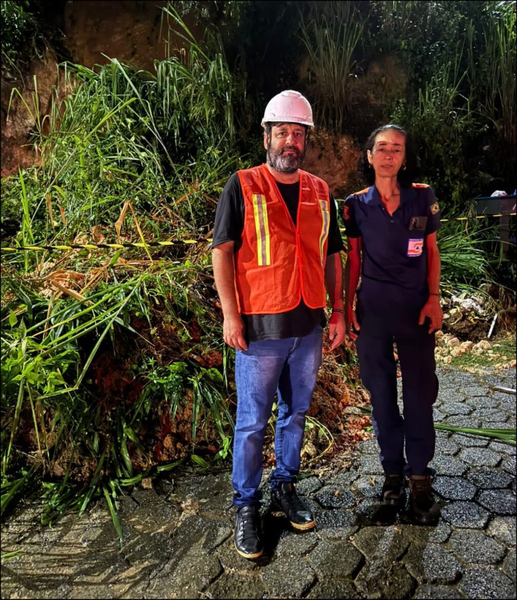 Chuva causa interdições e alerta de transbordamento em João Neiva