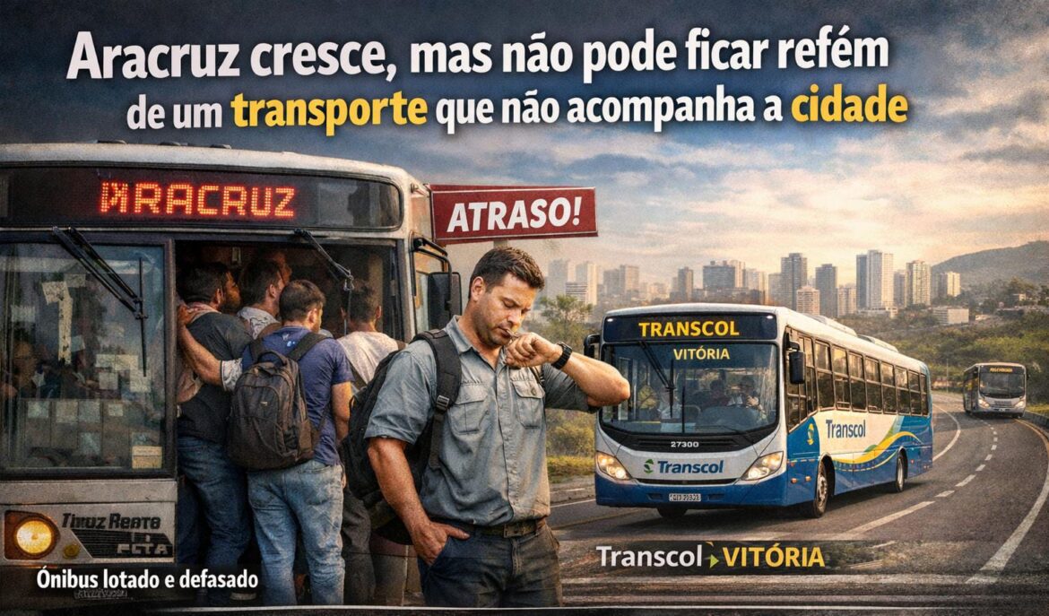 Aracruz cresce, mas não pode ficar refém de um transporte que não acompanha a cidade