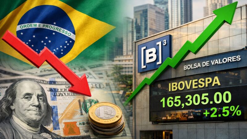 Dólar em queda e bolsa em alta indicam novo fôlego na economia e Aracruz agradece