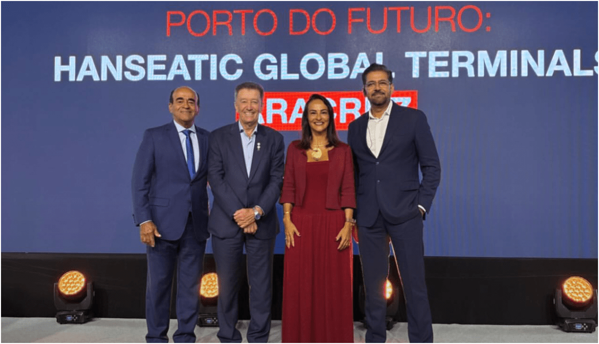Imetame e Hapag-Lloyd apresentam projeto do Porto de Aracruz; Prefeito Doutor Coutinho e autoridades locais prestigiam evento