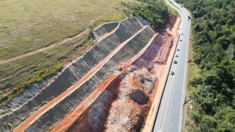 Retorno na BR-101 na Serra será fechado para obras a partir desta quarta (14)