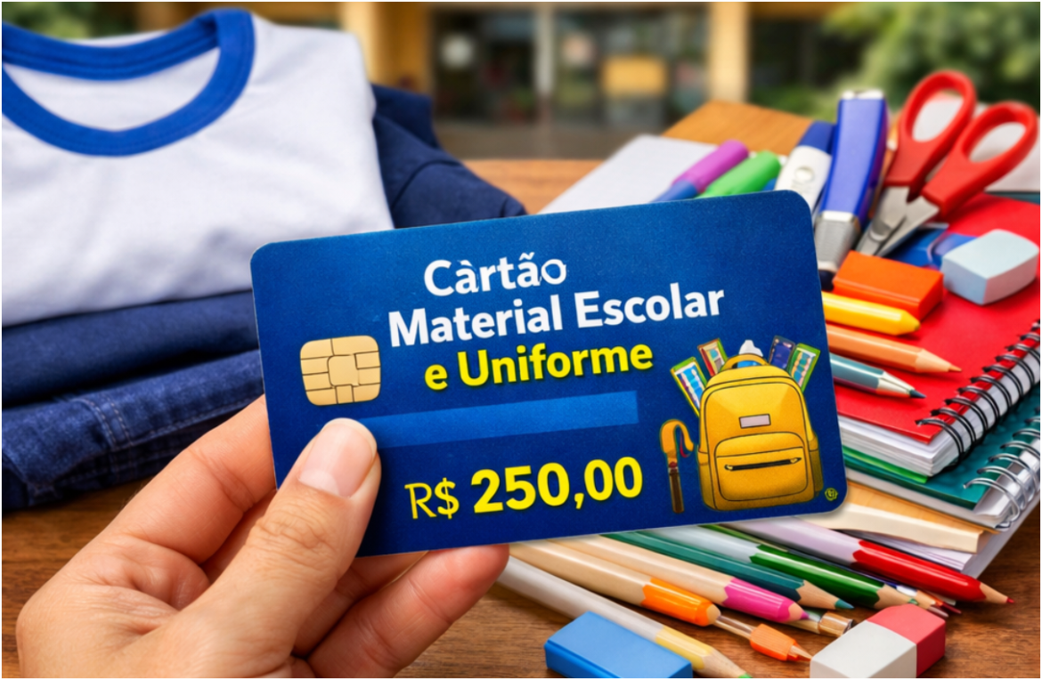 Prefeitura de Aracruz abre cadastro de lojas para o Cartão Material e Uniforme Escolar