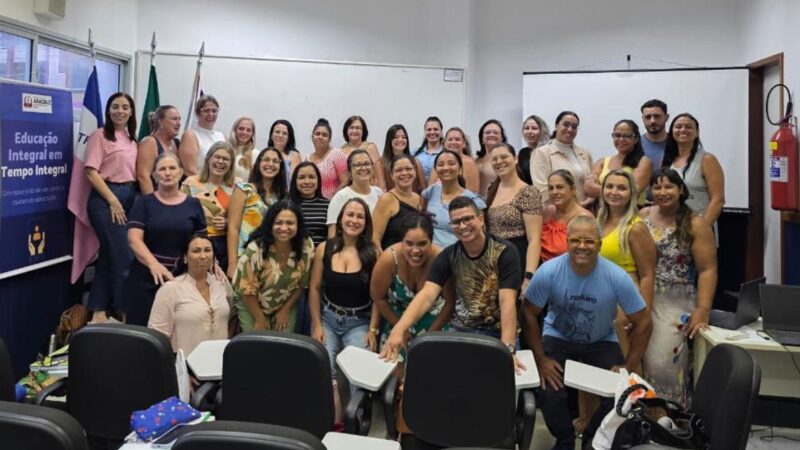 Aracruz capacita novos educadores para fortalecer o ensino em Tempo Integral