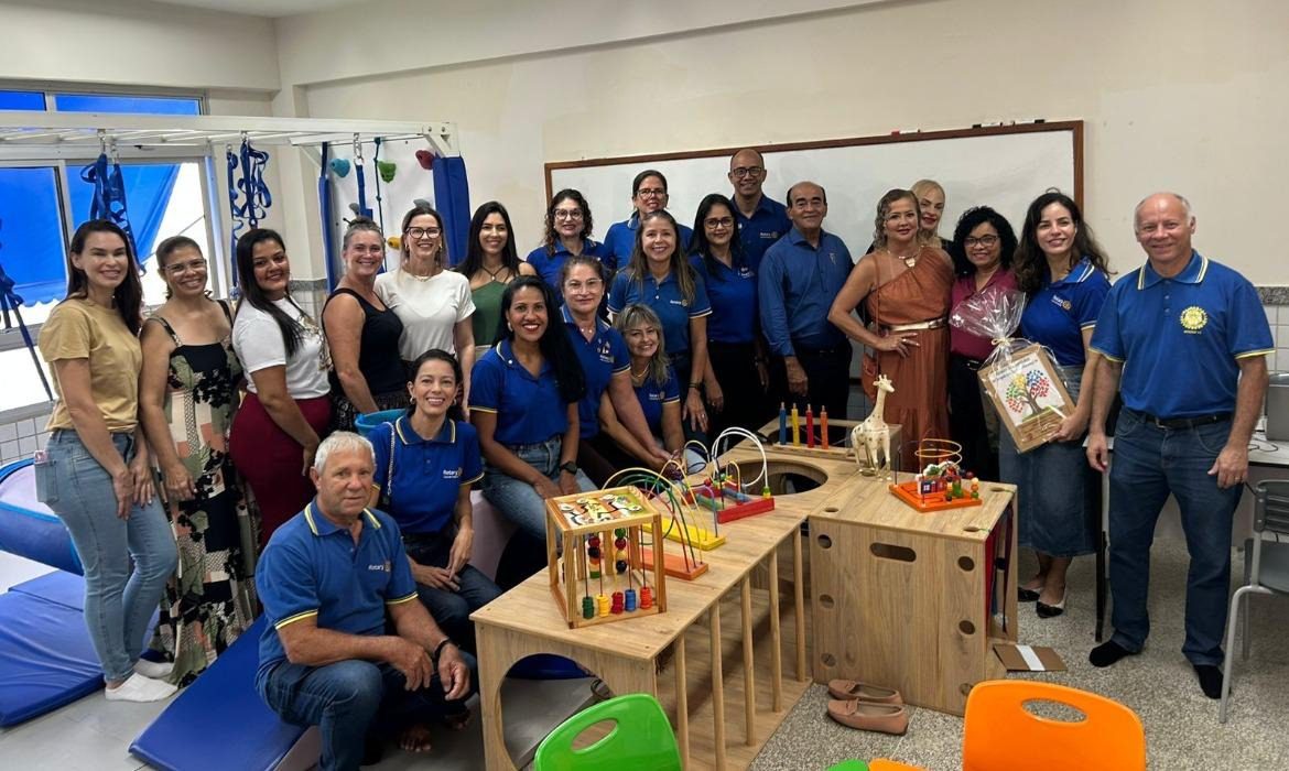 Projeto Sala Sensorial Magia do Rotary beneficia outras quatro escolas municipais