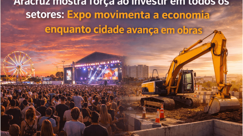 Expo movimenta a economia enquanto cidade avança em obras