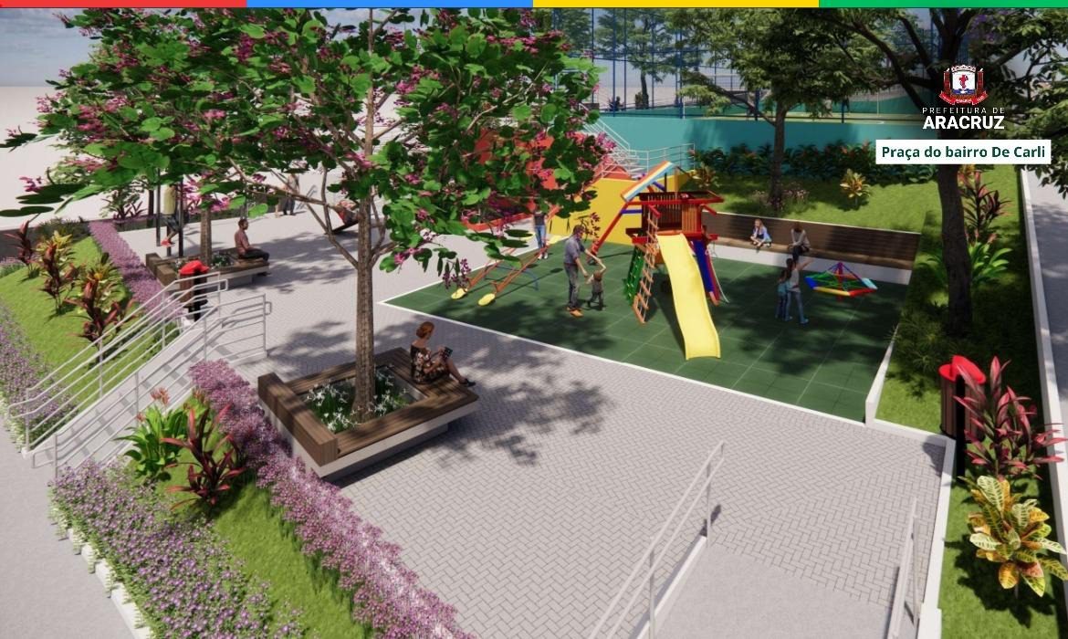 Prefeitura de Aracruz aprova construção de praça no De Carli por R$ 2,4 milhões