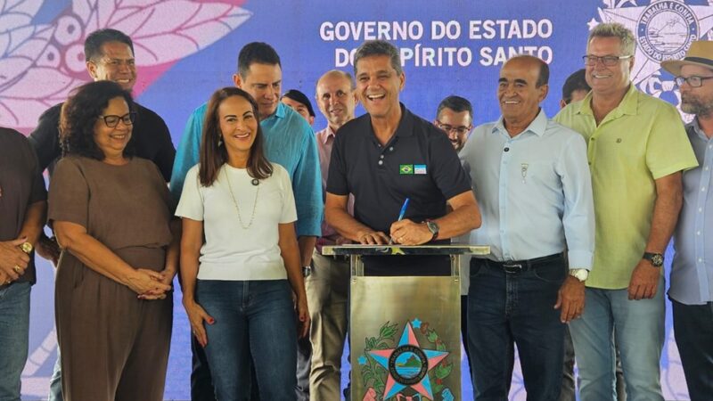 Governador inaugura pavimentação e anuncia novo contorno rodoviário em Aracruz