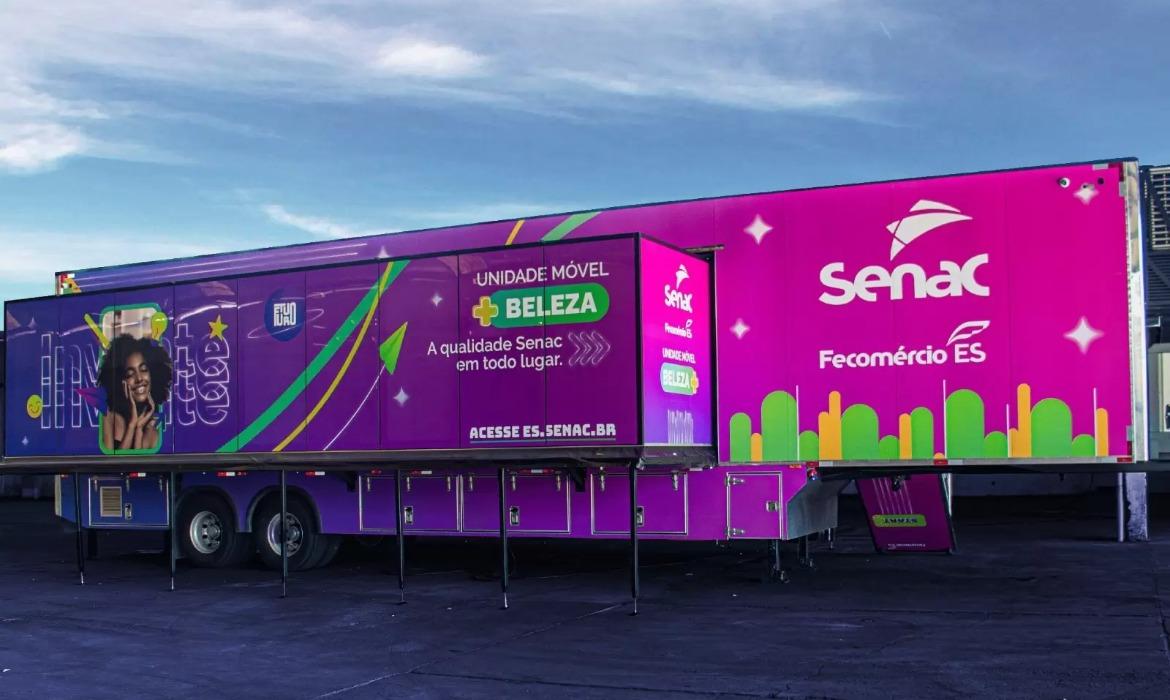 Aracruz abre quase 200 vagas gratuitas em cursos profissionalizantes com unidade móvel do Senac