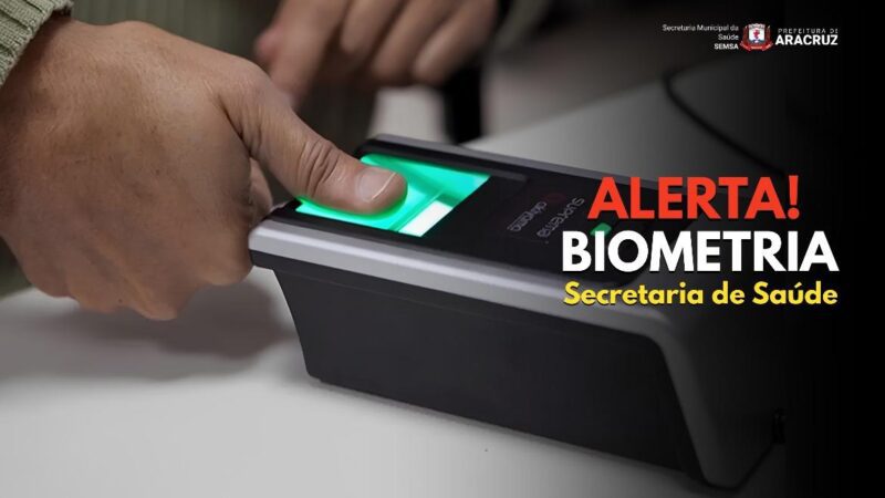 Apenas 40% dos usuários realizaram biometria; Saúde alerta para atualização cadastral