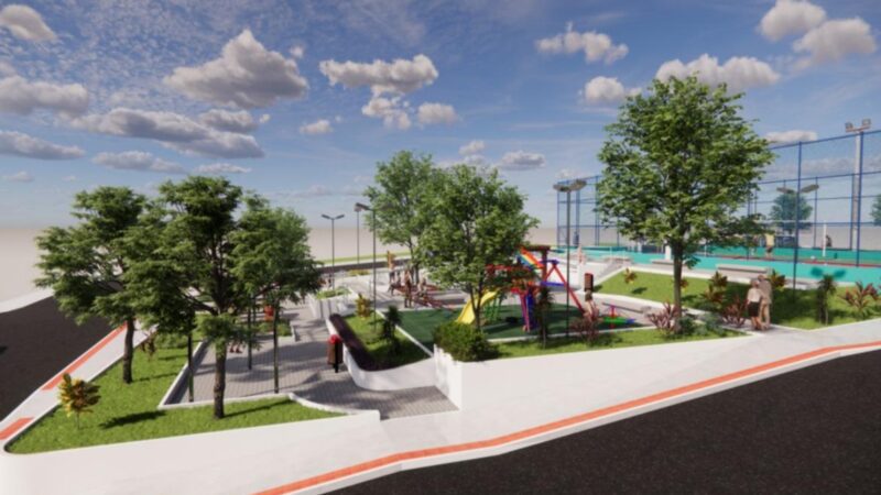 Ordem de serviço dá início à construção de praça no bairro São José