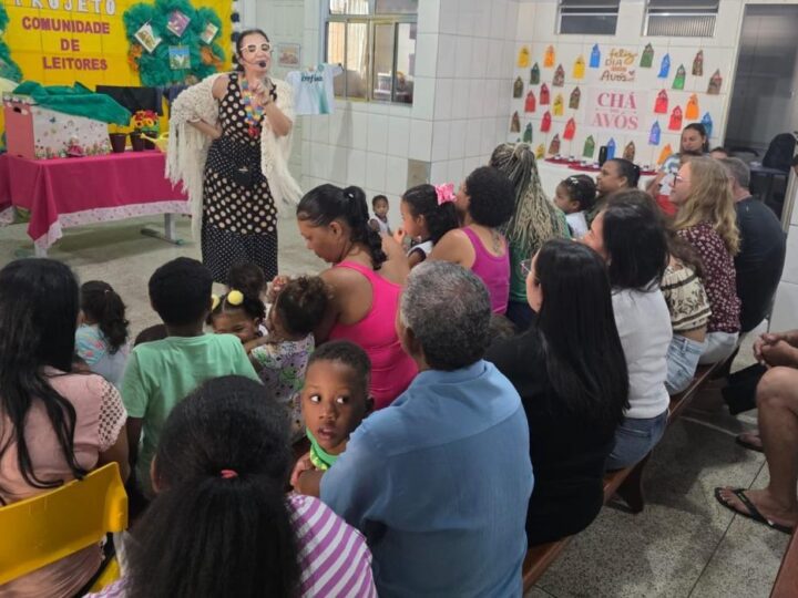 Dia dos Avós é celebrado com atividades artísticas e momentos de integração no Cmei Criança Feliz