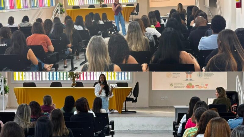 Formação do PSE destaca atendimento a estudantes com seletividade alimentar e obesidade infantil