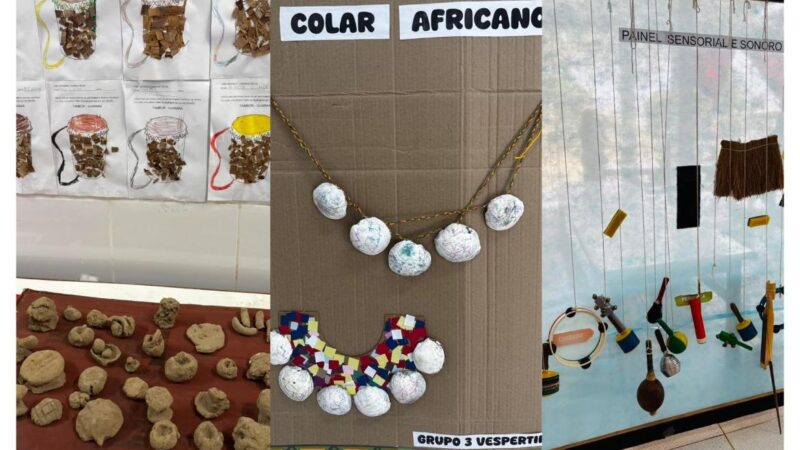 Cmeii Caieiras Velha promove atividades de valorização da cultura afro-brasileira entre crianças indígenas