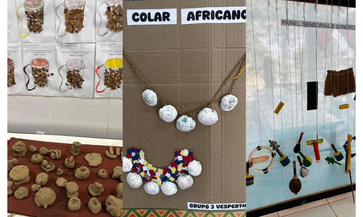 Cmeii Caieiras Velha promove atividades de valorização da cultura afro-brasileira entre crianças indígenas