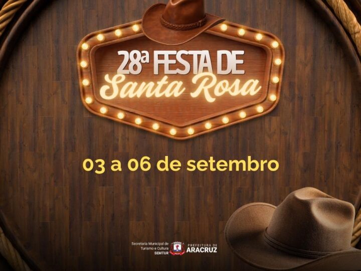 Tradicional Festa de Santa Rosa chega à 28ª edição com programação de 3 a 6 de setembro