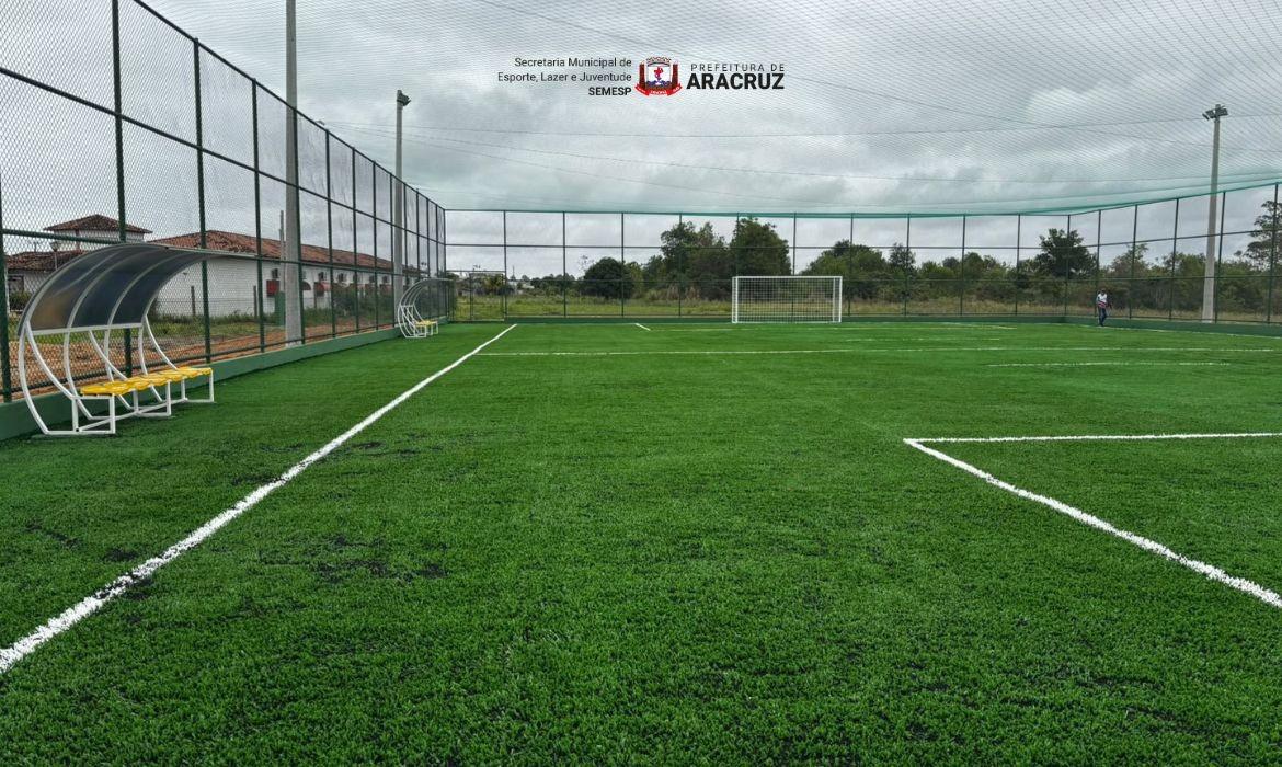 Novo Campo Bom de Bola amplia opções de esporte e lazer na Aldeia Pau-Brasil