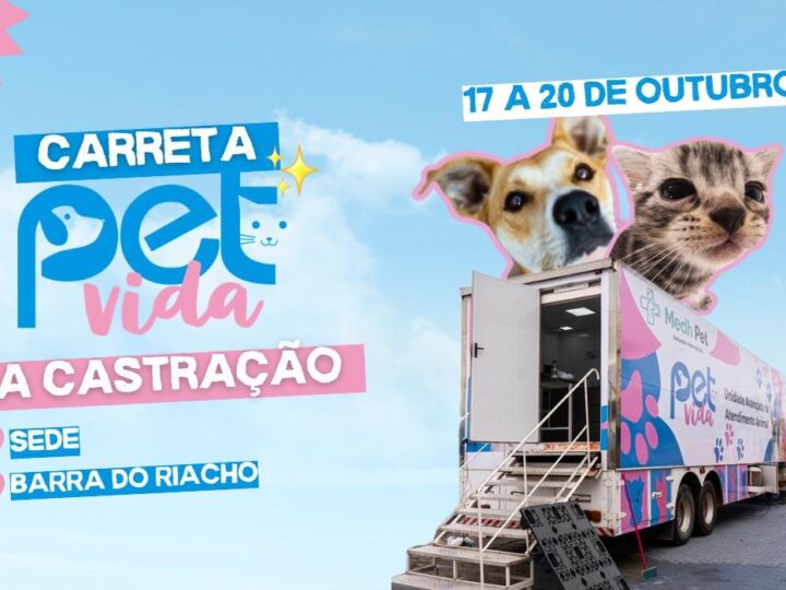 Carreta Pet Vida estará em Aracruz até domingo com serviços para pets