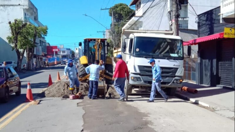 SAAE realiza etapa final de obra na Avenida Venâncio Flores neste domingo
