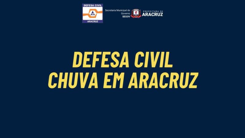 Temporal provoca ocorrências em Aracruz e mobiliza Defesa Civil para atender famílias