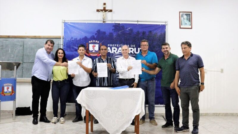 Prefeitura e SAAE assinam ordem de serviço para o início das obras de Interligação do Sistema de Esgotamento Sanitário de Jacupemba