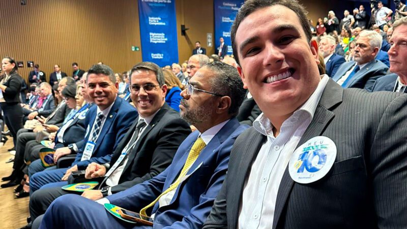 Erick Musso participou da 16º Convenção Nacional em Brasília do Republicanos