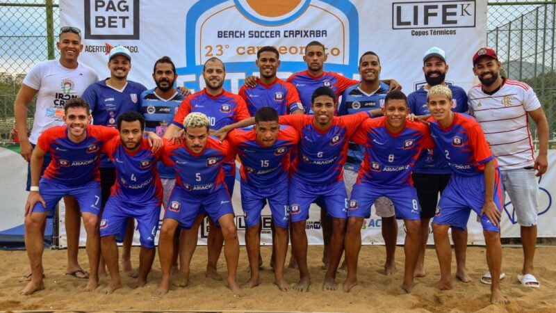 Aracruz retorna à elite do Beach Soccer Capixaba com destaque na seleção
