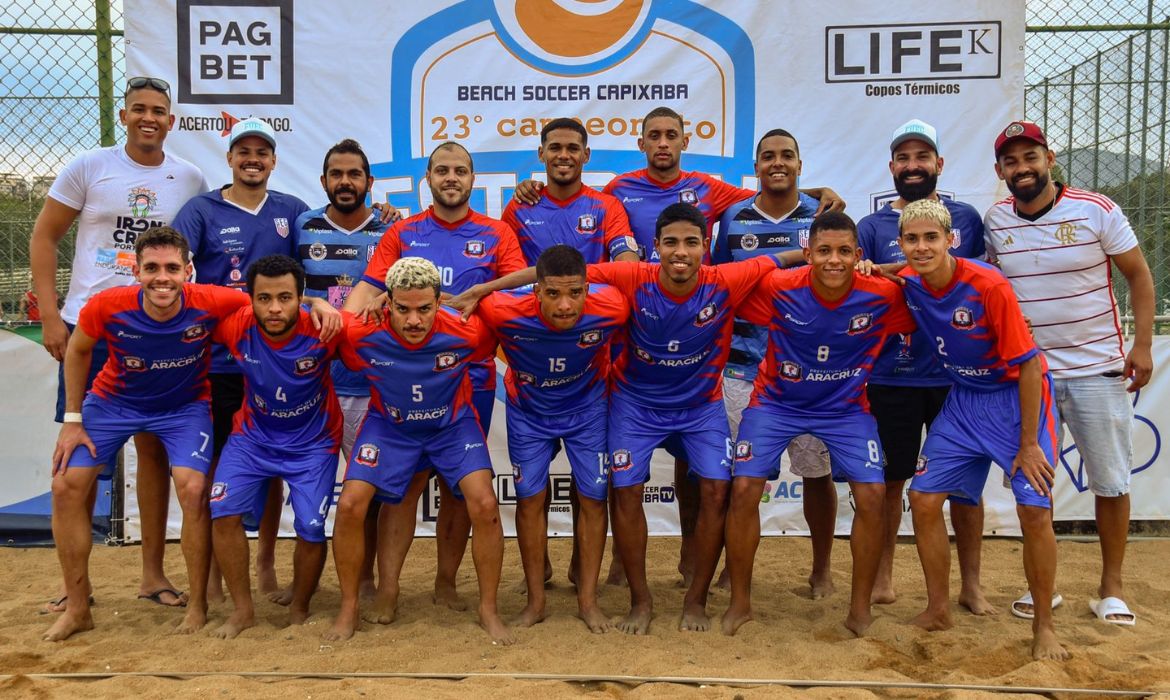 Aracruz retorna à elite do Beach Soccer Capixaba com destaque na seleção