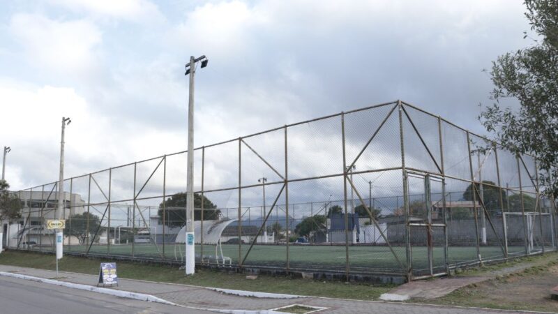 Campo de futebol do bairro São Marcos passará por reforma no alambrado