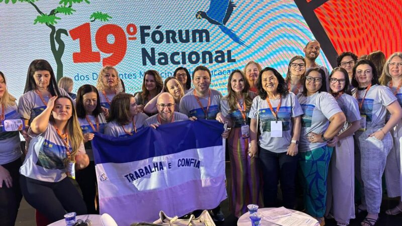 Aracruz marca presença no 19º Fórum Nacional dos Dirigentes Municipais de Educação